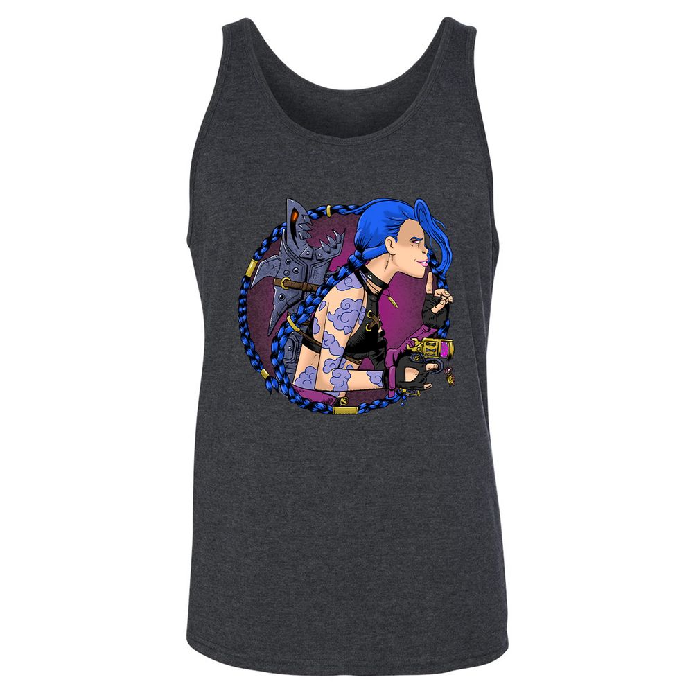 Unisex Jersey Tank - 83F31PBF - Dark Grey Heather - 6