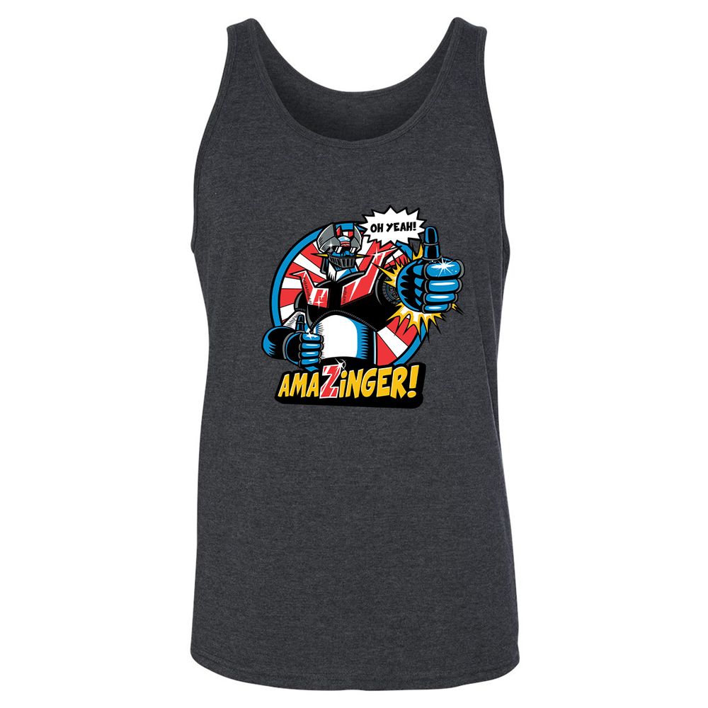 Unisex Jersey Tank - RXMMMPCM - Dark Grey Heather - 6
