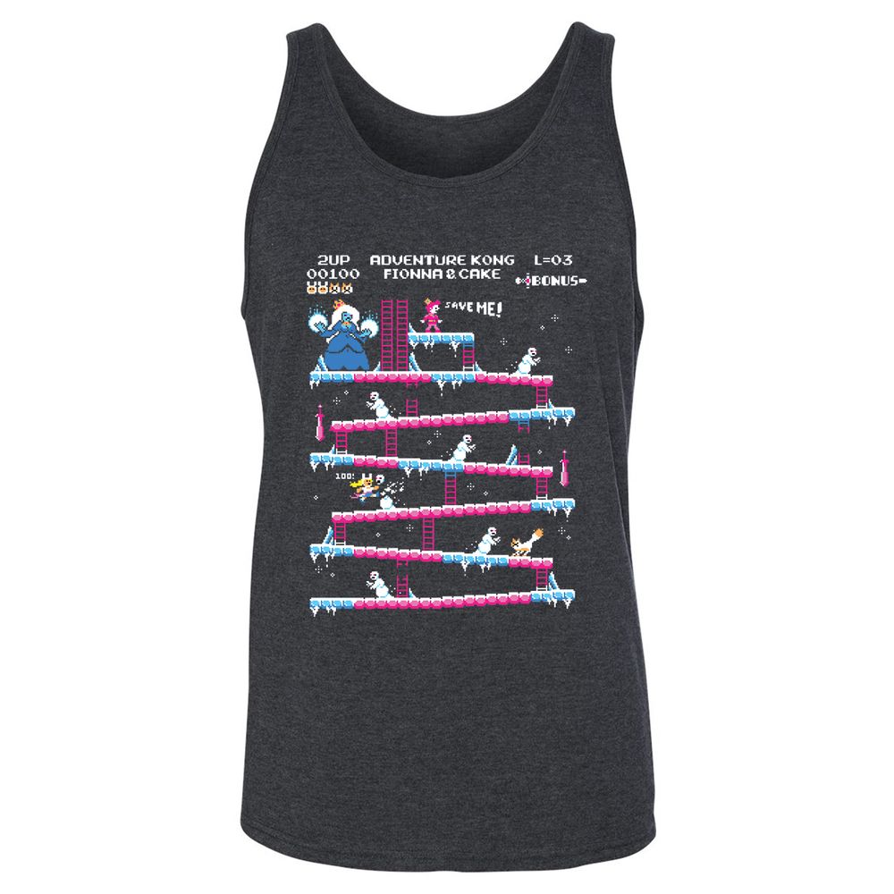 Unisex Jersey Tank - UVVGDRDZ - Dark Grey Heather - 6