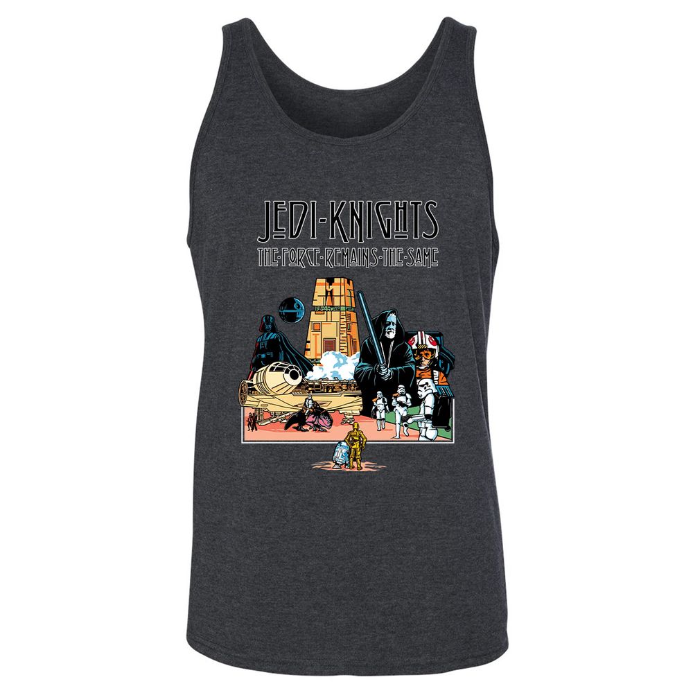 Unisex Jersey Tank - BAZNYGH8 - Dark Grey Heather - 6