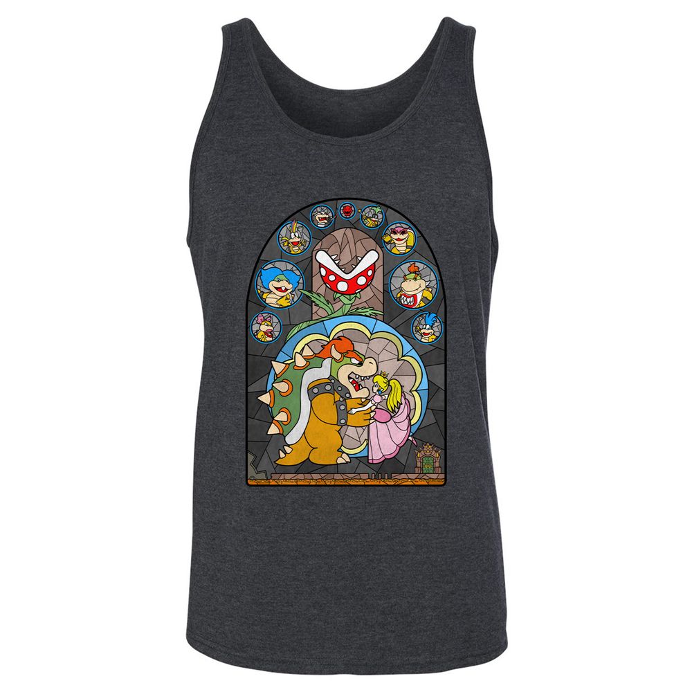 Unisex Jersey Tank - 134EV1AX - Dark Grey Heather - 6