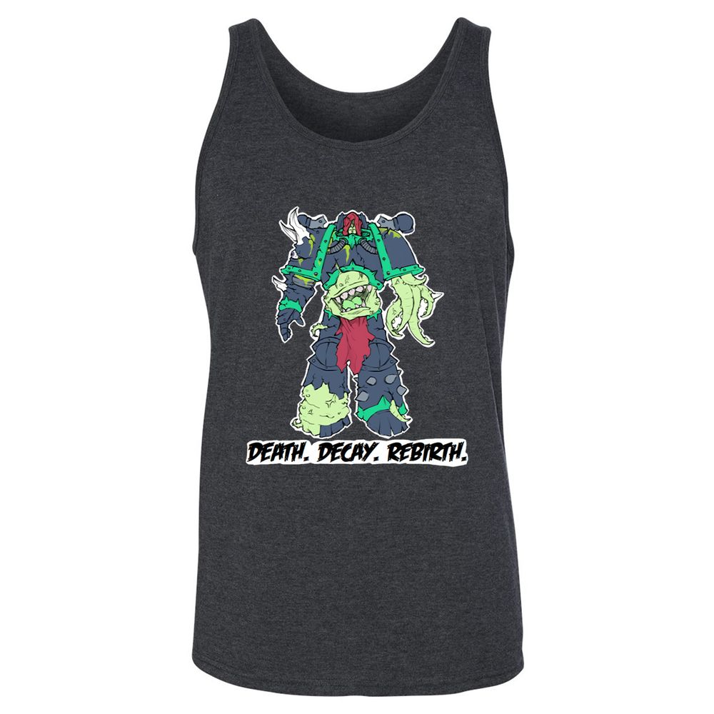 Unisex Jersey Tank - CZUK61FB - Dark Grey Heather - 6