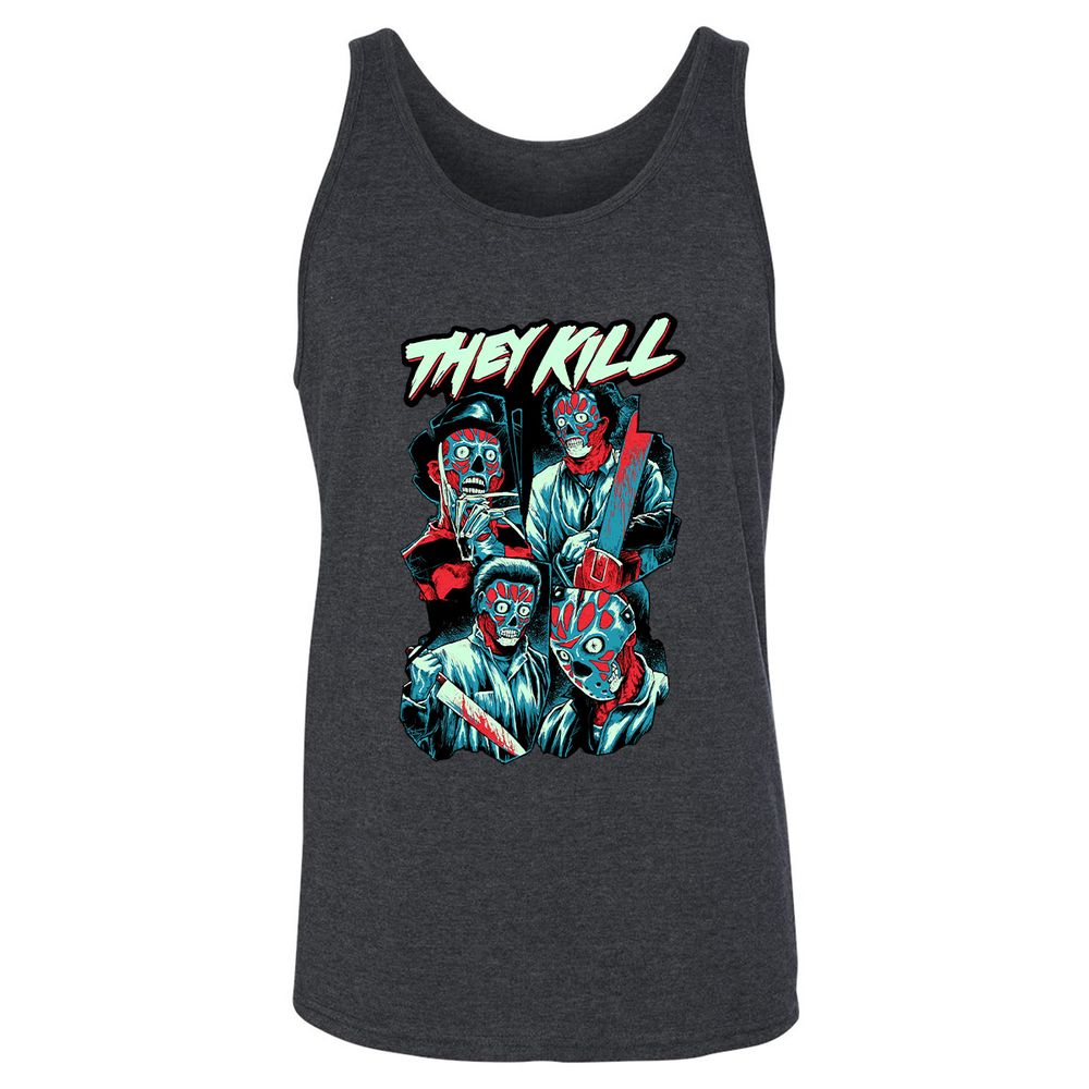 Unisex Jersey Tank - ZX88JPG4 - Dark Grey Heather - 6