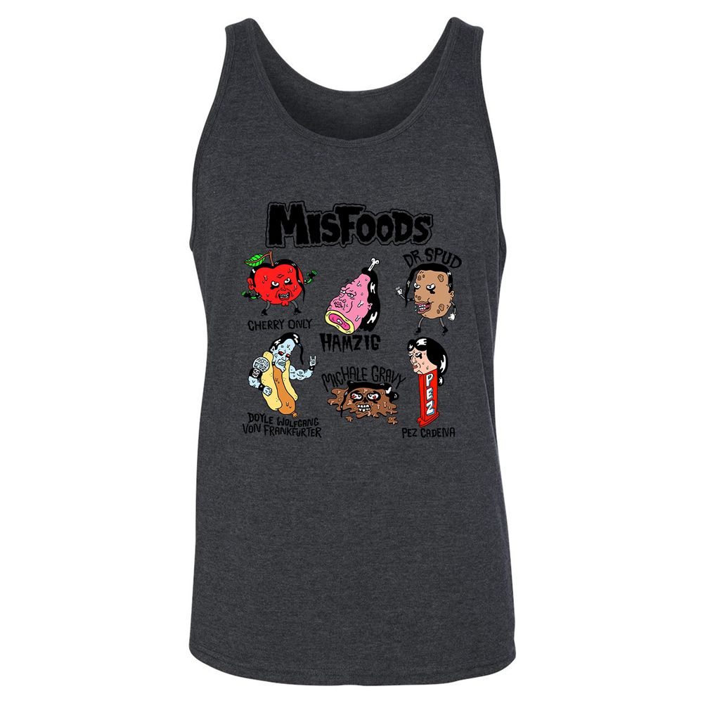 Unisex Jersey Tank - XHGAMV9S - Dark Grey Heather - 6