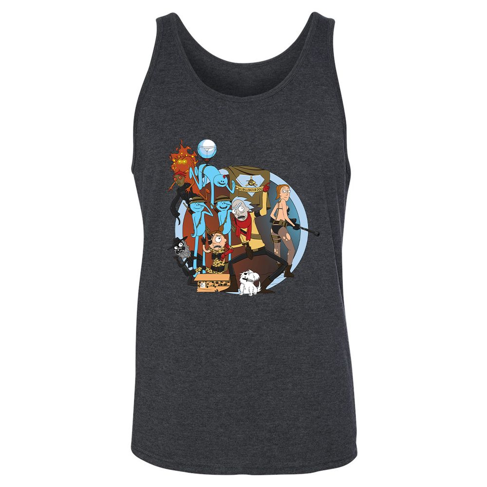Unisex Jersey Tank - 4F2GYLNH - Dark Grey Heather - 6
