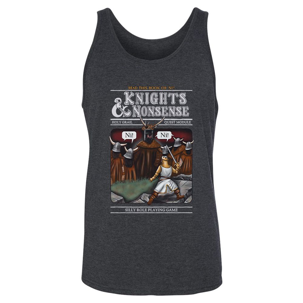 Unisex Jersey Tank - 7EPQLB35 - Dark Grey Heather - 6