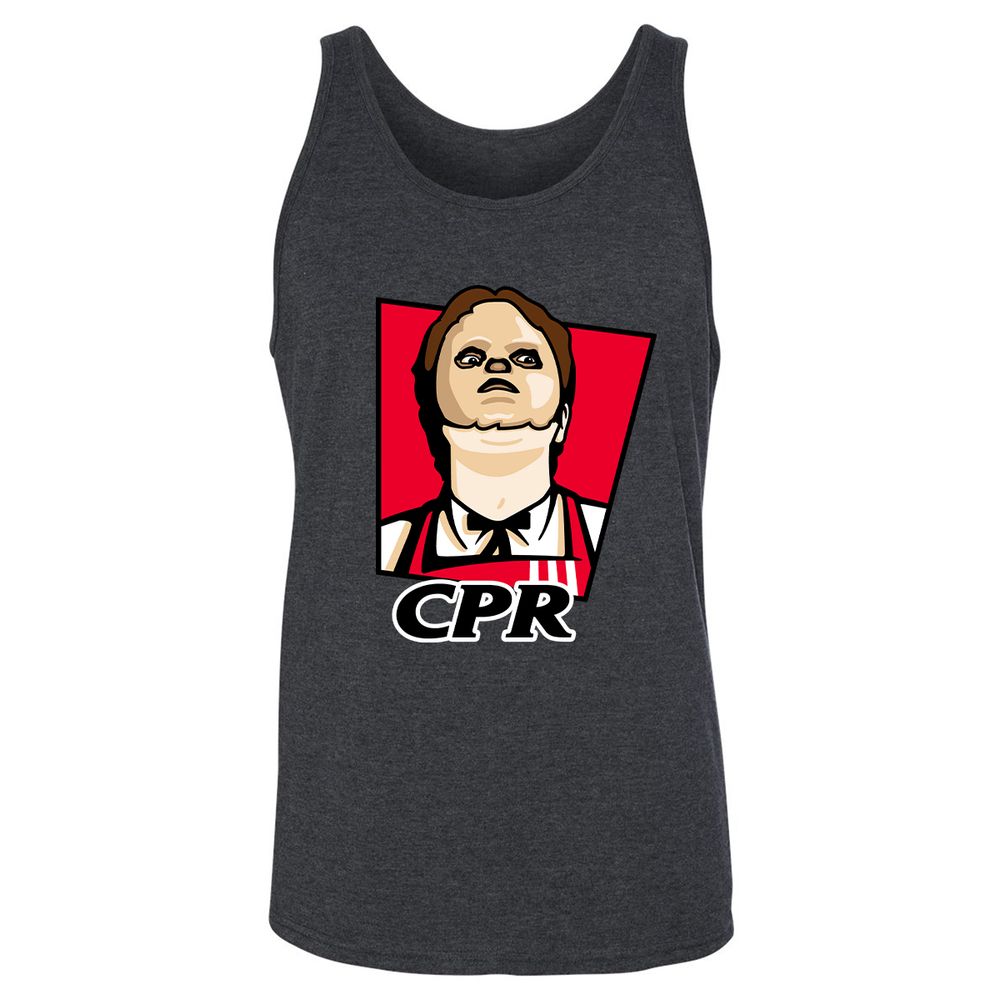 Unisex Jersey Tank - 5W37MUFC - Dark Grey Heather - 6