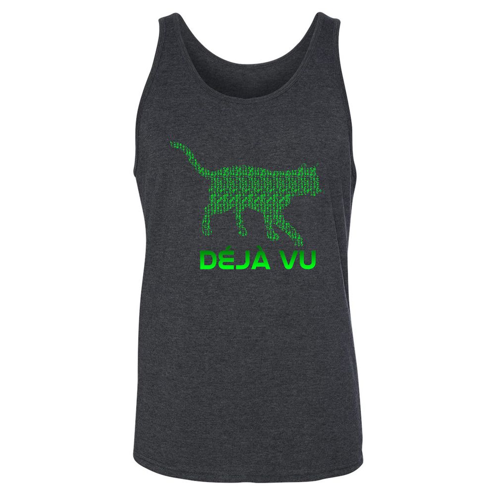 Unisex Jersey Tank - HYNYBREY - Dark Grey Heather - 6