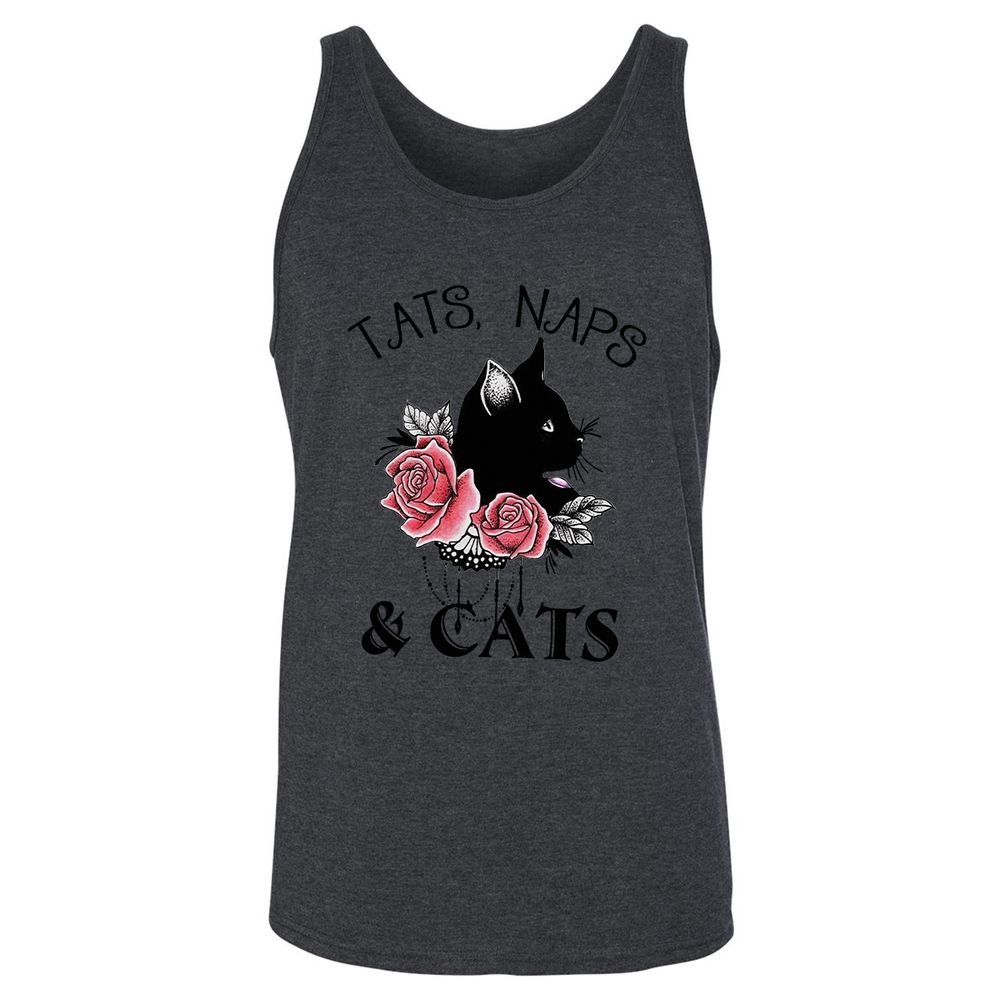 Unisex Jersey Tank - 3C7HAXSN - Dark Grey Heather - 6