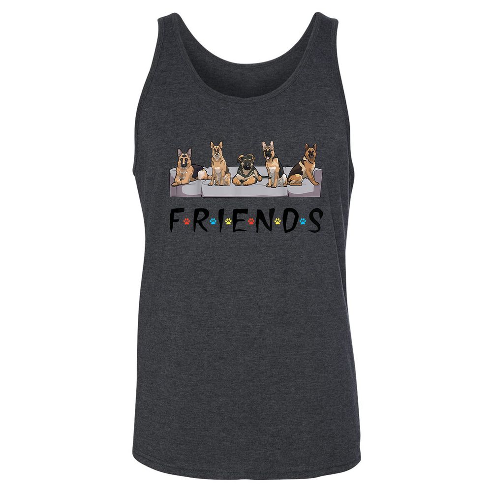 Unisex Jersey Tank - 5JPXH97S - Dark Grey Heather - 6
