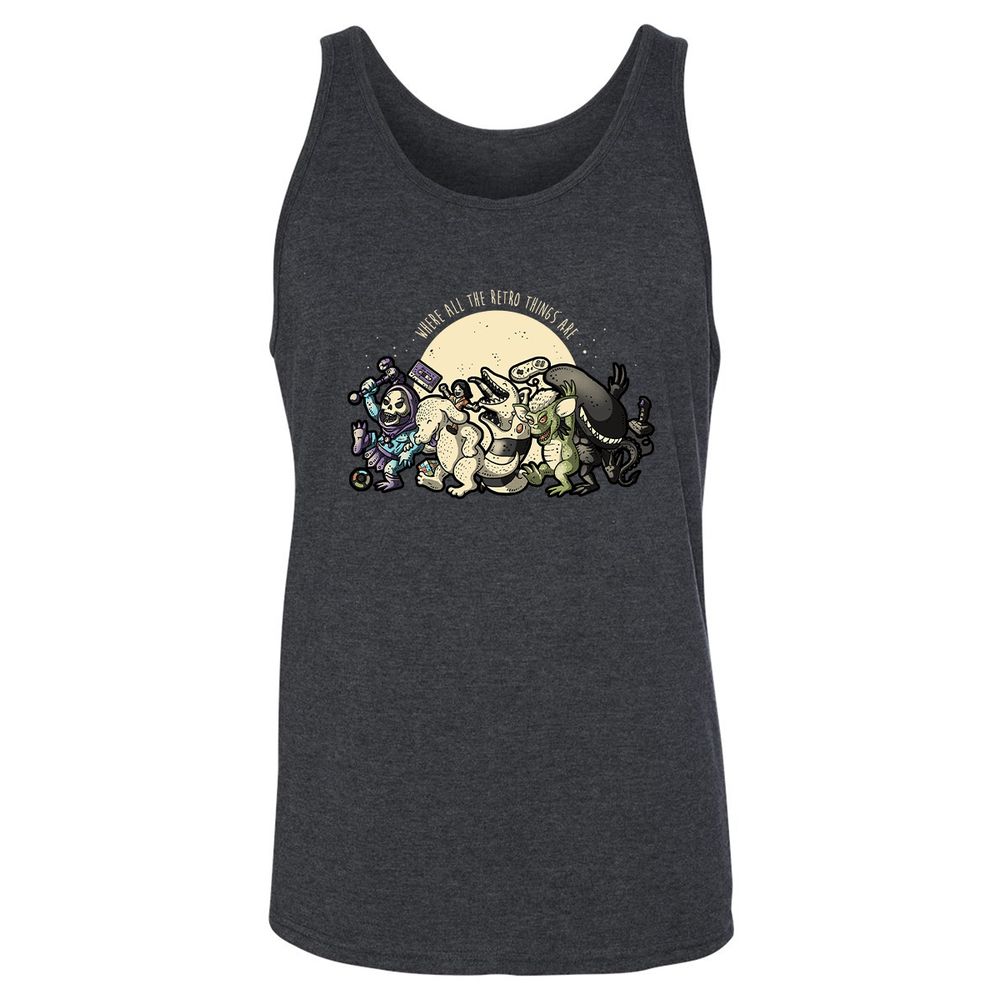 Unisex Jersey Tank - 6Q5TZUXF - Dark Grey Heather - 6