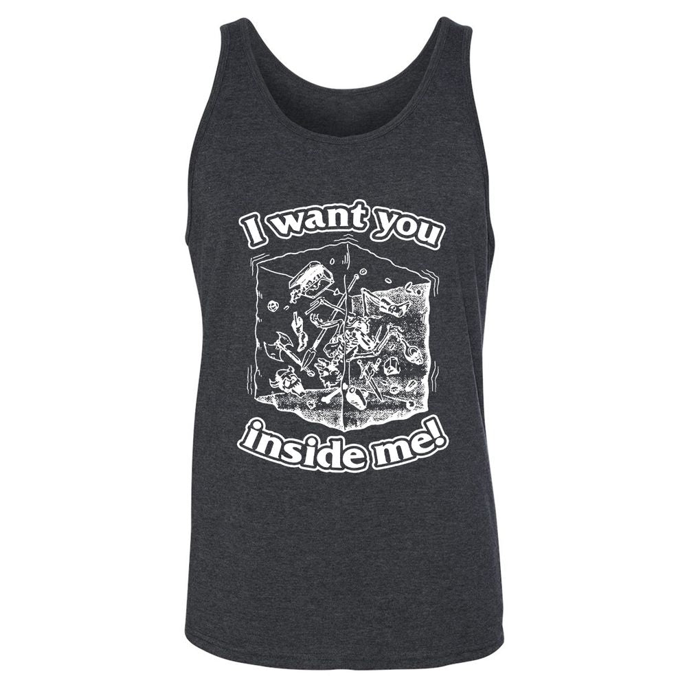 Unisex Jersey Tank - 1MZCHX7P - Dark Grey Heather - 6