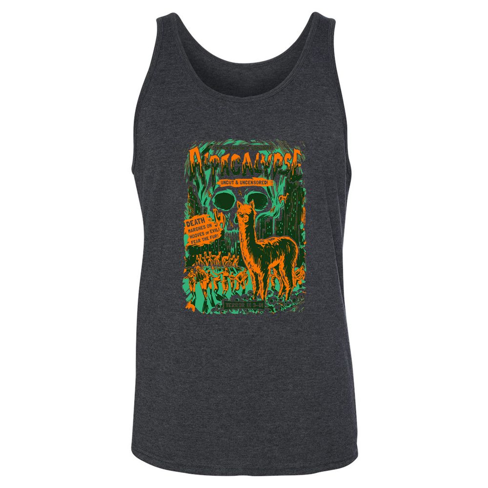 Unisex Jersey Tank - XR9NWAQ6 - Dark Grey Heather - 6