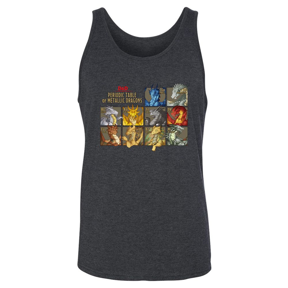 Unisex Jersey Tank - 74A3V22G - Dark Grey Heather - 6