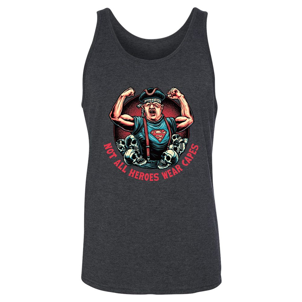 Unisex Jersey Tank - HK3JFYX9 - Dark Grey Heather - 6