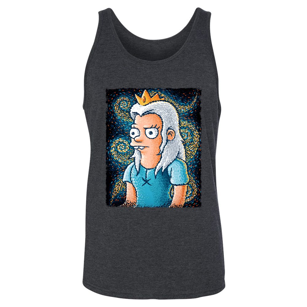 Unisex Jersey Tank - GBN5M7Z9 - Dark Grey Heather - 6