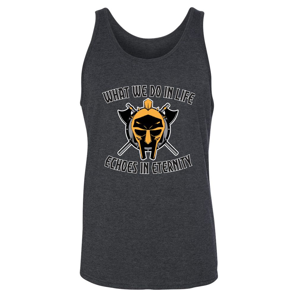 Unisex Jersey Tank - 1V5J5ZPM - Dark Grey Heather - 6
