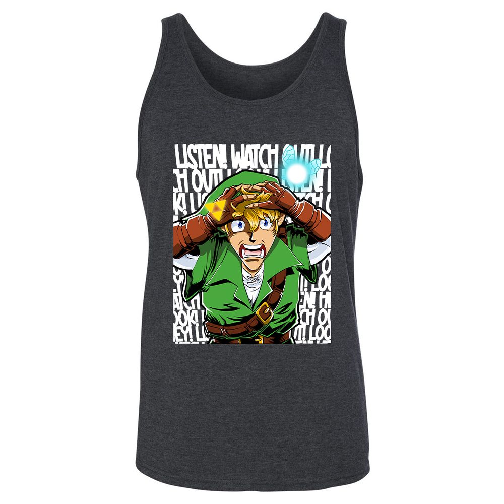 Unisex Jersey Tank - XUU3LBE5 - Dark Grey Heather - 6