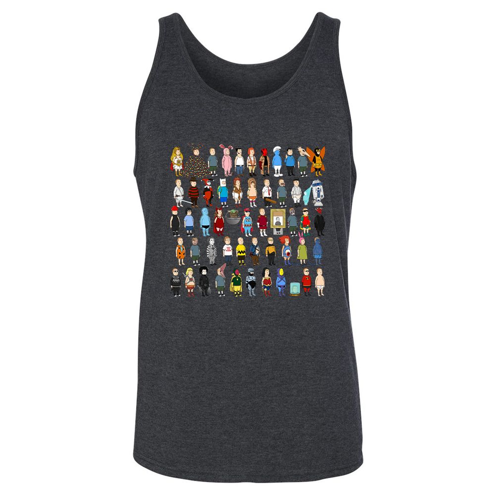 Unisex Jersey Tank - FBMLVSN3 - Dark Grey Heather - 6