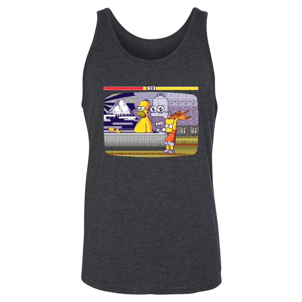 Unisex Jersey Tank - USQB4TE4 - Dark Grey Heather - 6