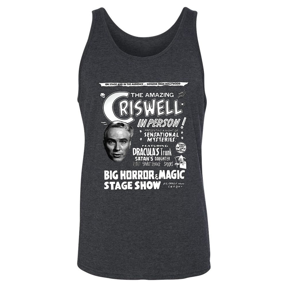 Unisex Jersey Tank - QN8FY48D - Dark Grey Heather - 6