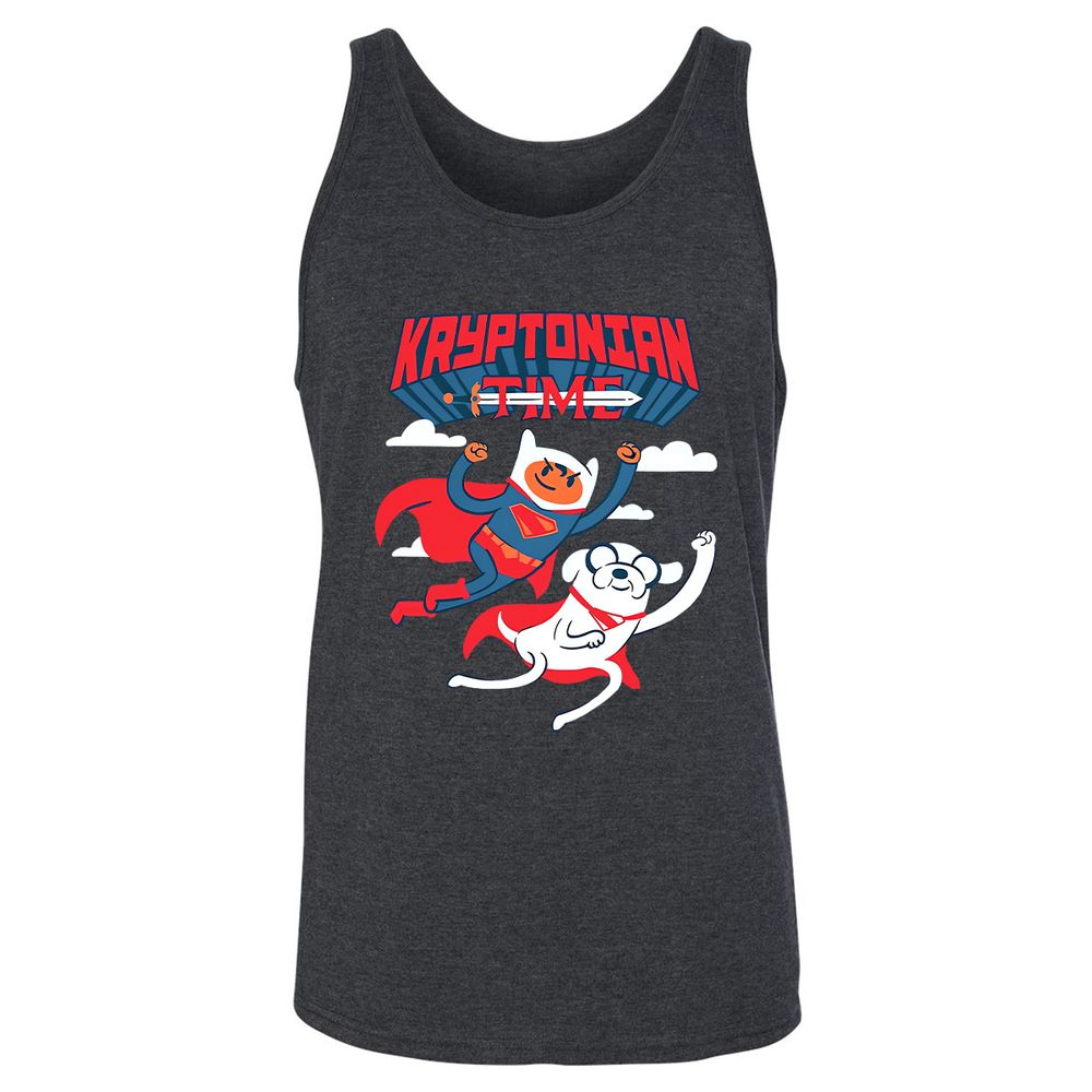 Unisex Jersey Tank - BHT9Q2LE - Dark Grey Heather - 6