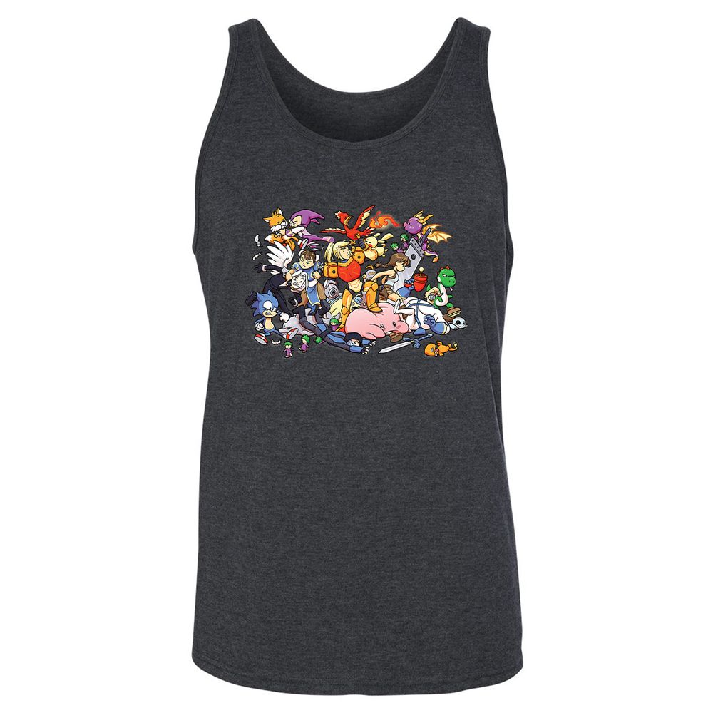 Unisex Jersey Tank - Y4UBG248 - Dark Grey Heather - 6