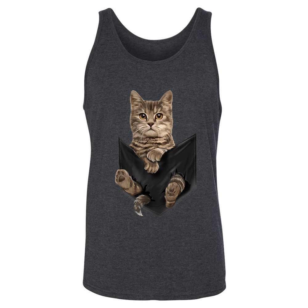 Unisex Jersey Tank - KLL94Y5F - Dark Grey Heather - 6