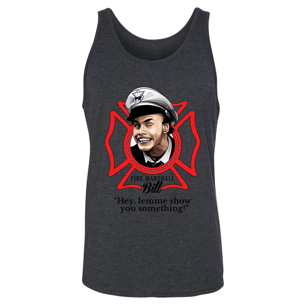Unisex Jersey Tank - V3QGVTY1 - Dark Grey Heather - 6