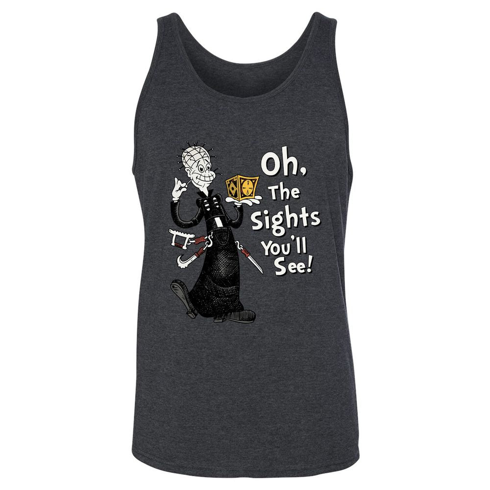 Unisex Jersey Tank - UM6A4CS2 - Dark Grey Heather - 6