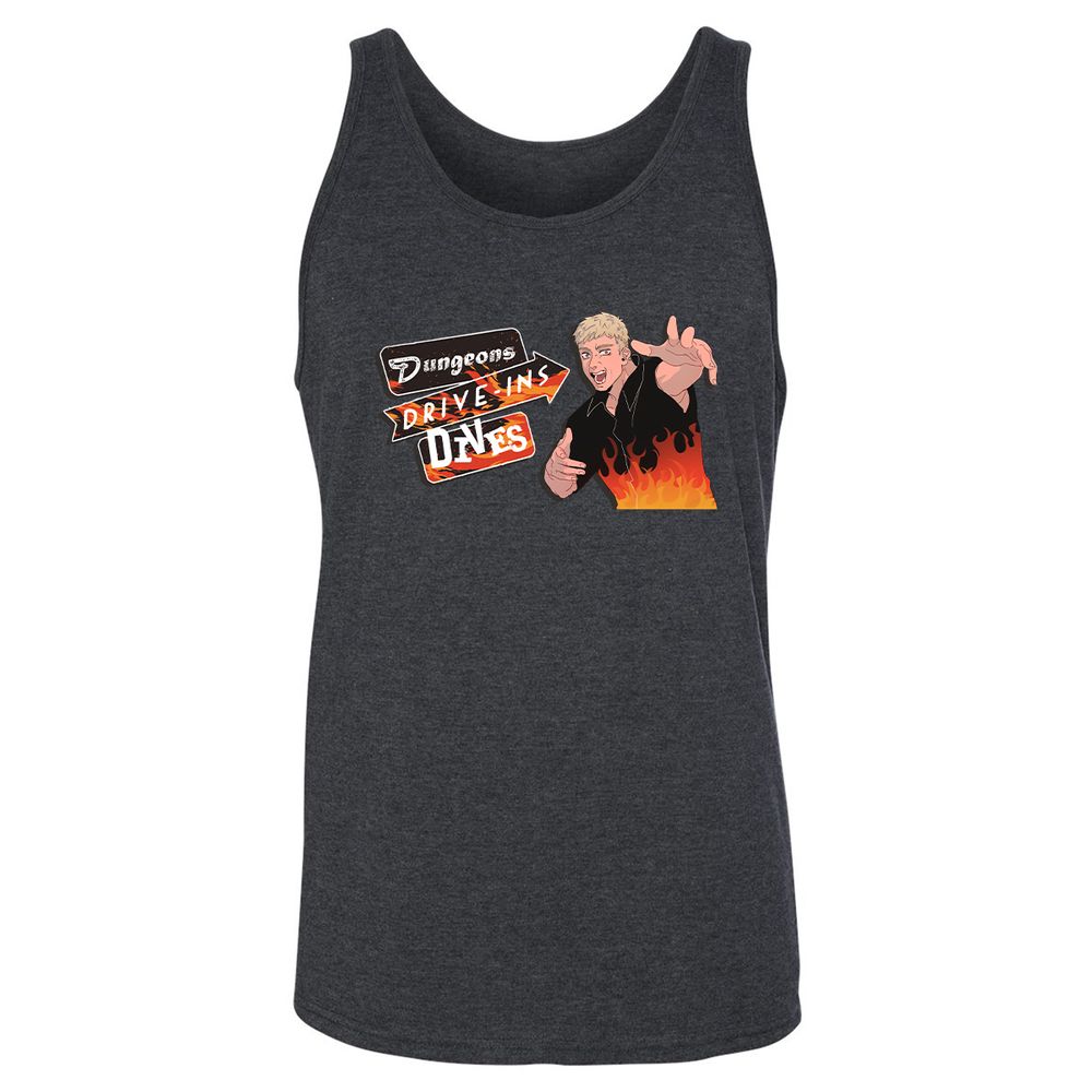 Unisex Jersey Tank - M4VCGTQF - Dark Grey Heather - 6