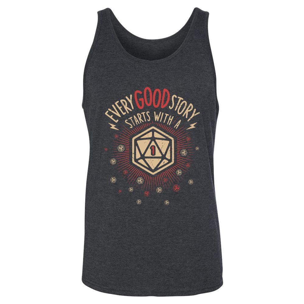 Unisex Jersey Tank - UVMMW9KT - Dark Grey Heather - 6