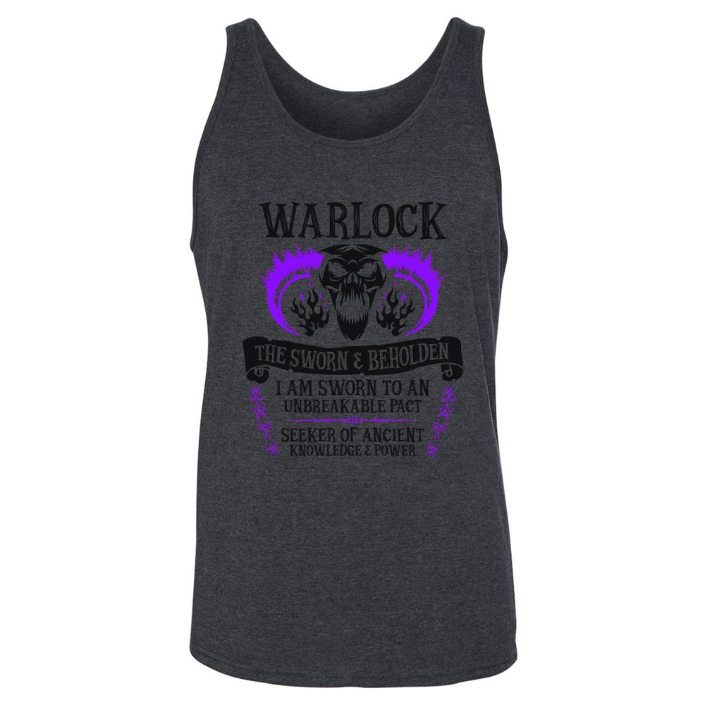 Unisex Jersey Tank - QSJY812X - Dark Grey Heather - 6