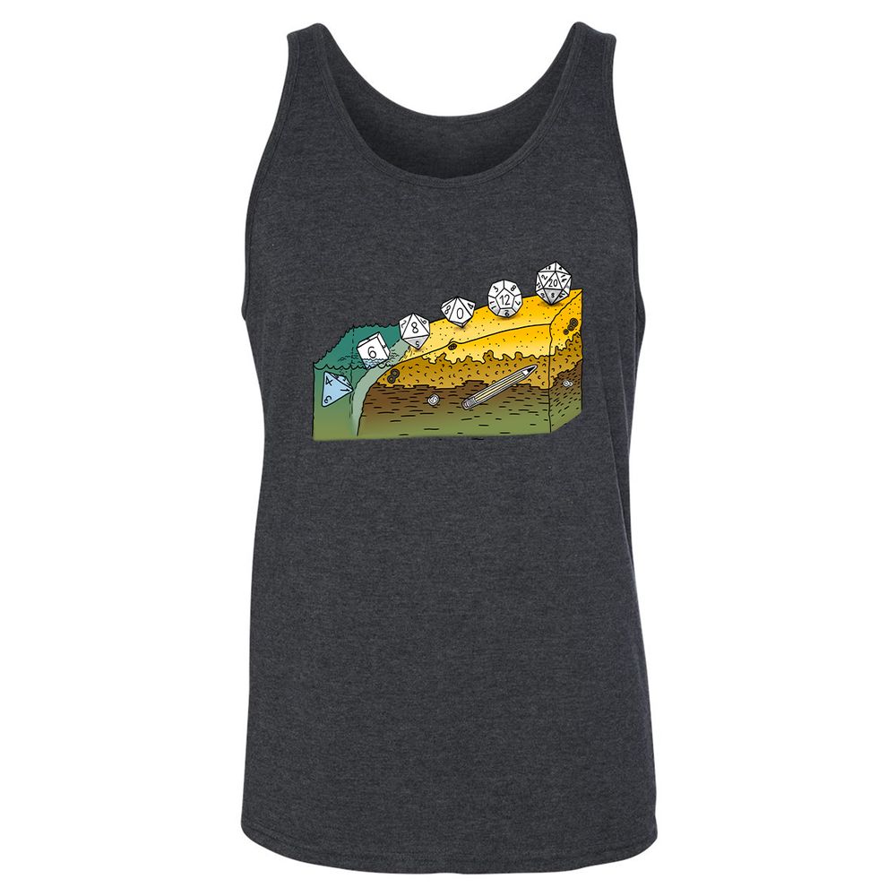 Unisex Jersey Tank - 4H9GPK85 - Dark Grey Heather - 6