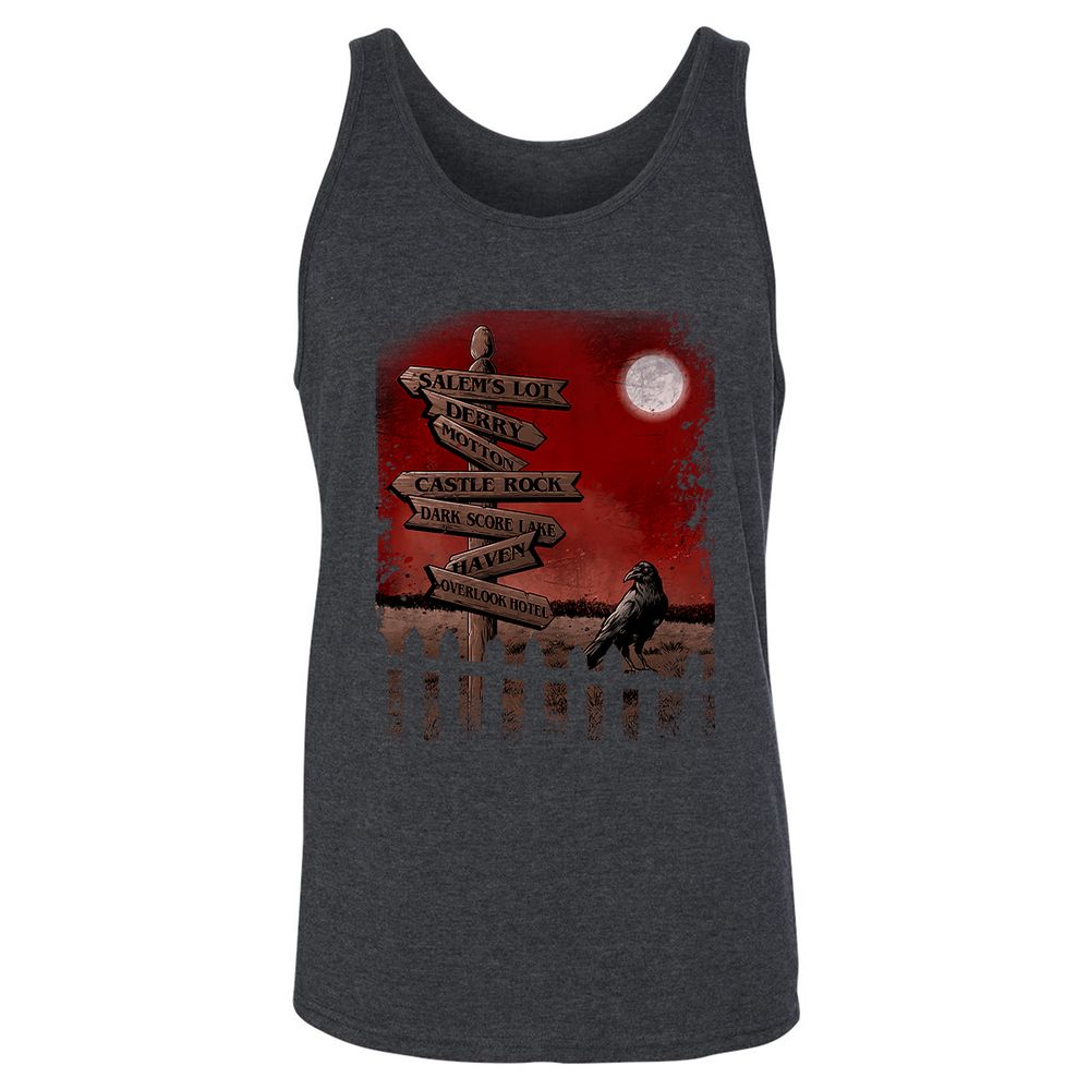 Unisex Jersey Tank - ZJTDVF34 - Dark Grey Heather - 6