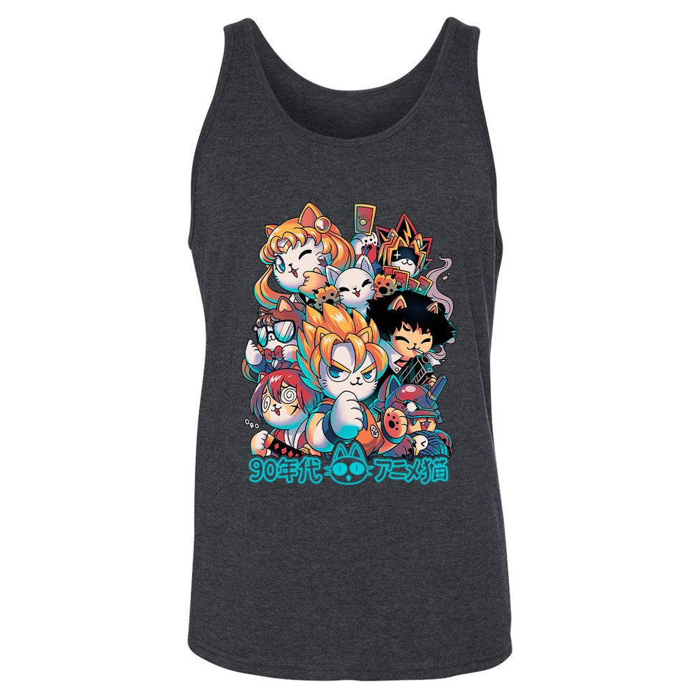 Unisex Jersey Tank - RF6XEQ45 - Dark Grey Heather - 6