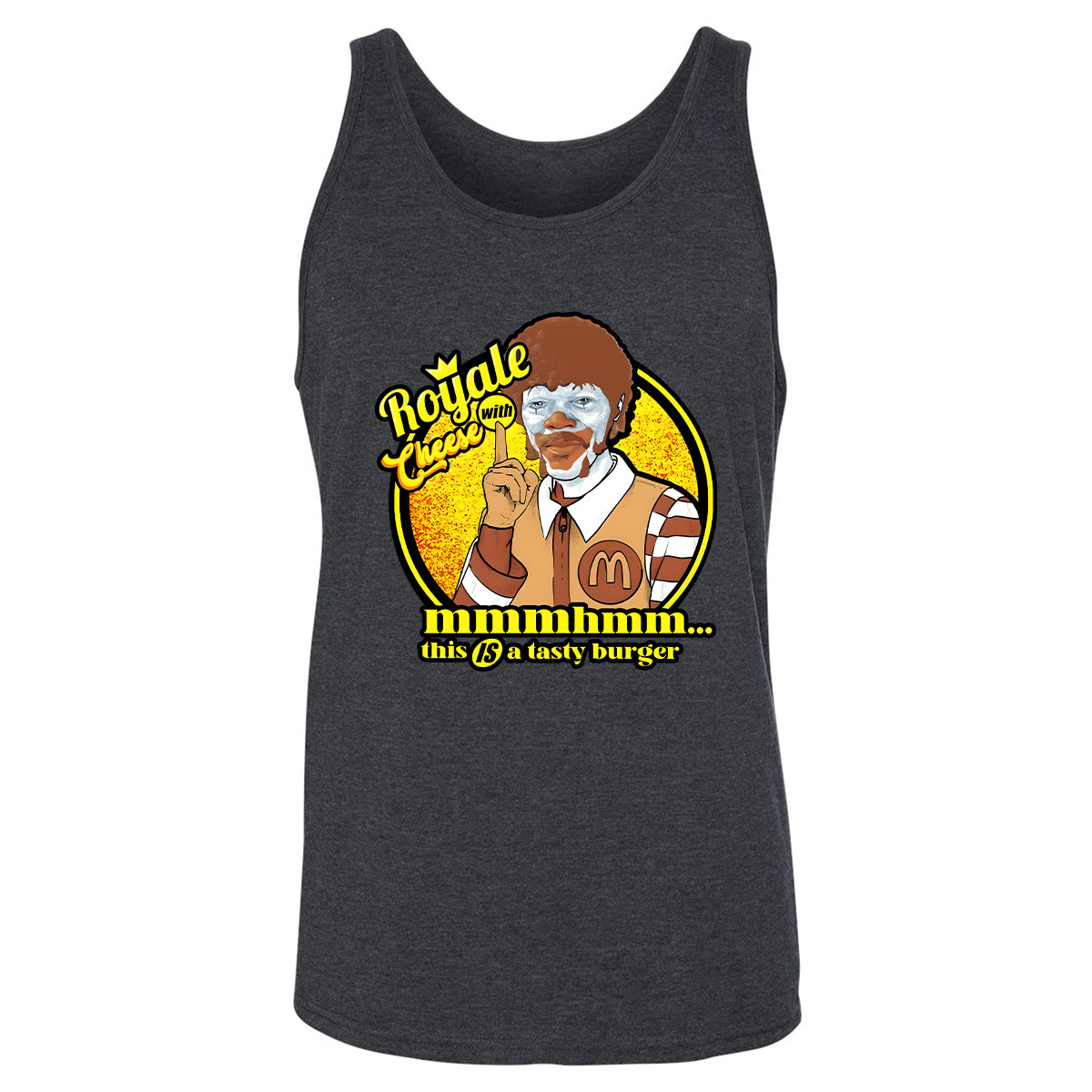 Unisex Jersey Tank - 6FX7CQV1 - Dark Grey Heather - 6