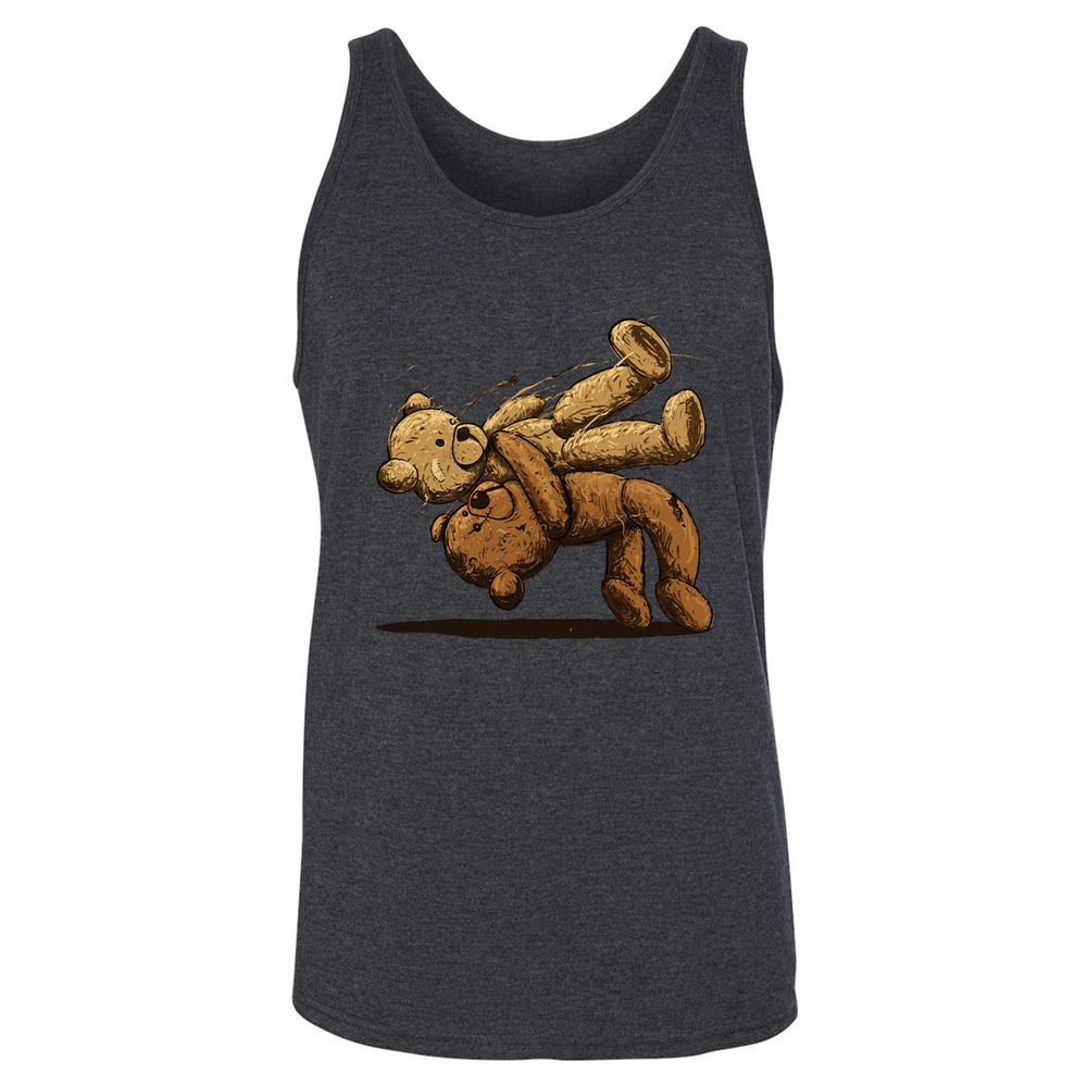 Unisex Jersey Tank - 6F5Q3T7R - Dark Grey Heather - 6