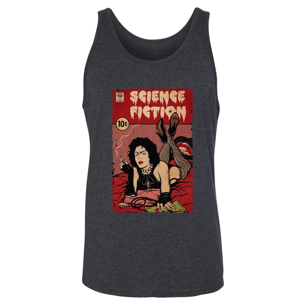 Unisex Jersey Tank - FMDNM54X - Dark Grey Heather - 6
