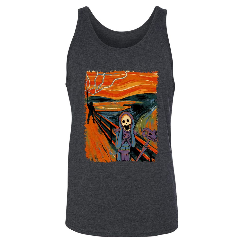 Unisex Jersey Tank - KZGAEXG9 - Dark Grey Heather - 6
