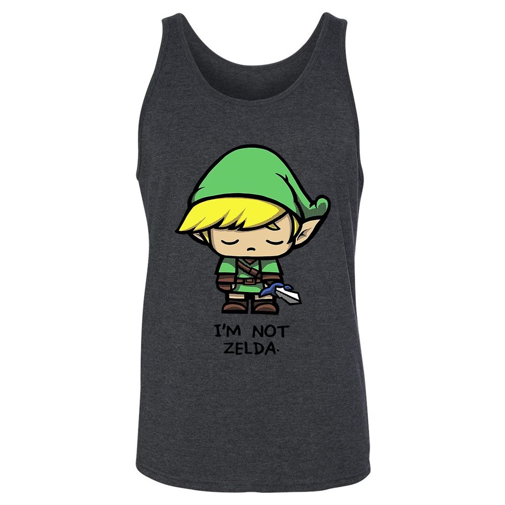 Unisex Jersey Tank - TWAMJ4NL - Dark Grey Heather - 6