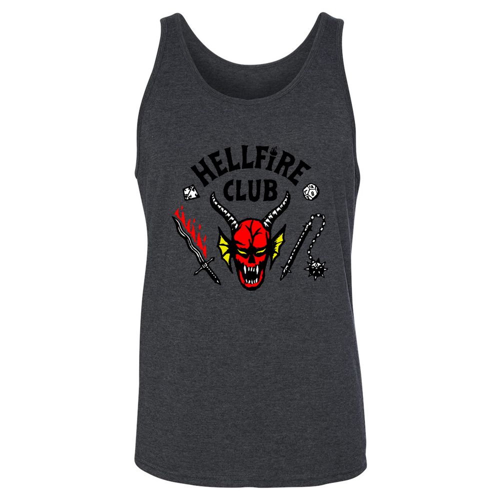 Unisex Jersey Tank - FL7YMRV5 - Dark Grey Heather - 6