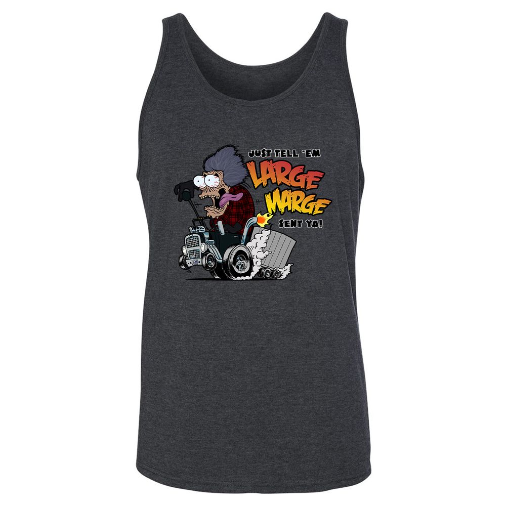 Unisex Jersey Tank - C6FCGCJY - Dark Grey Heather - 6