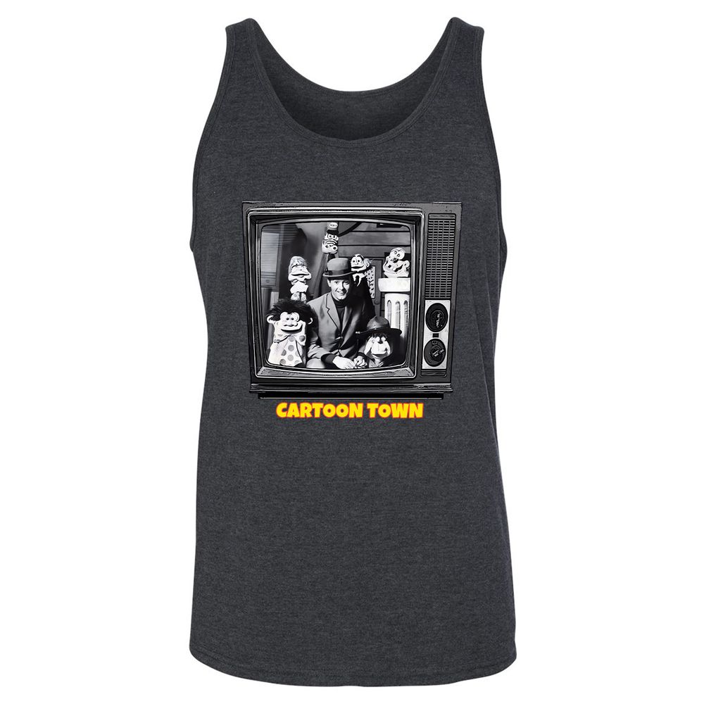 Cartoon Town - Dark Grey Heather - 6