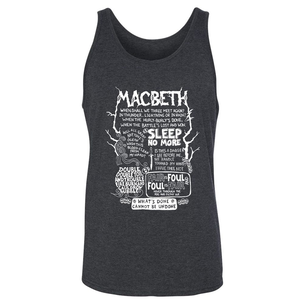 Unisex Jersey Tank - RADNU5DH - Dark Grey Heather - 6
