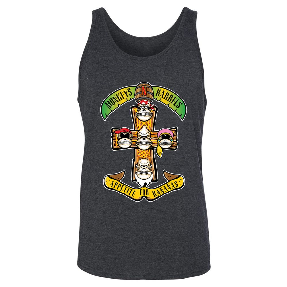 Unisex Jersey Tank - 263QXSQ1 - Dark Grey Heather - 6