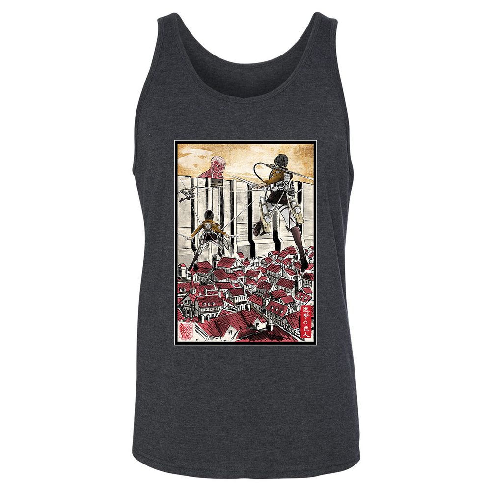 Unisex Jersey Tank - 17X46A1Q - Dark Grey Heather - 6