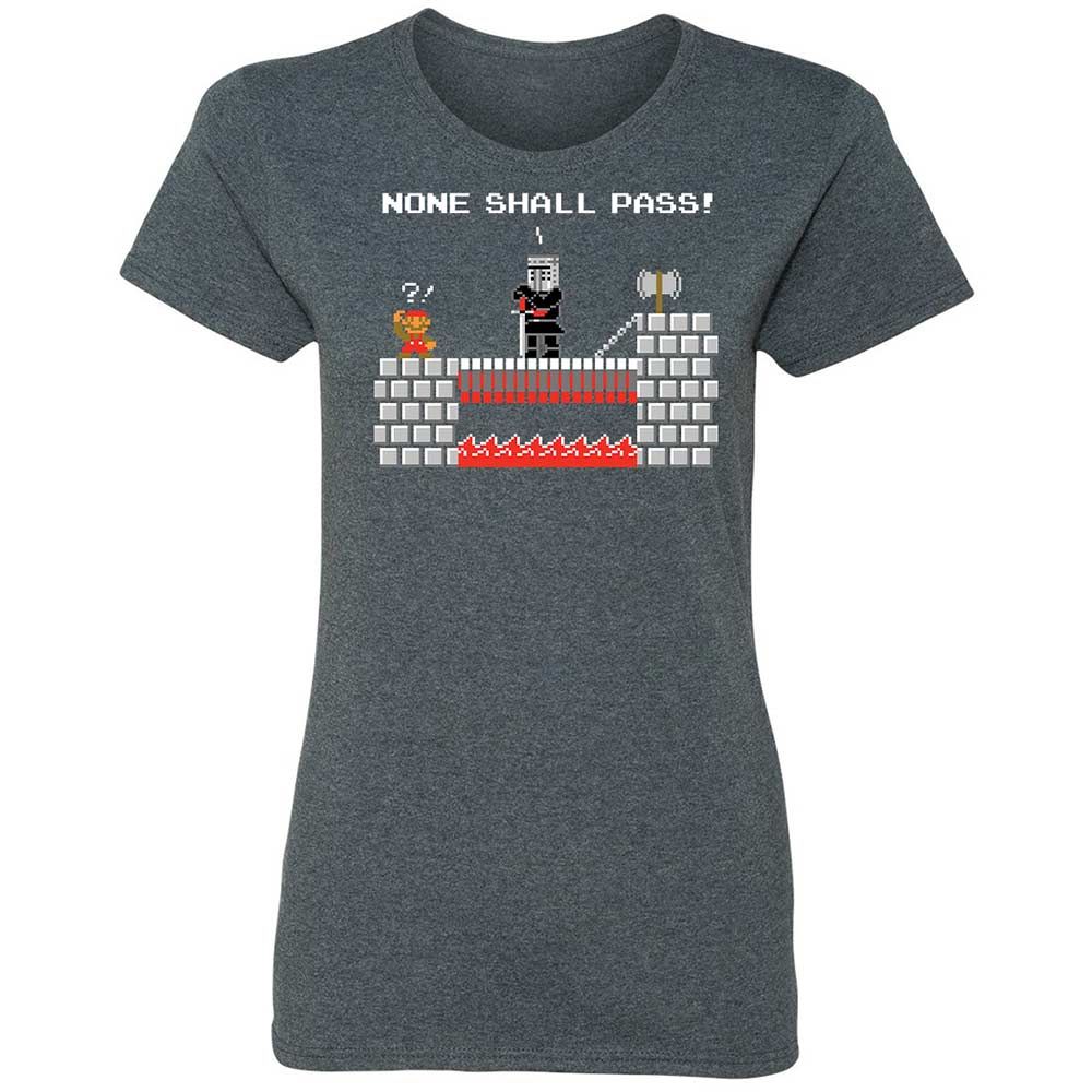 No Plumbers Shall Pass - Dark Heather - 6