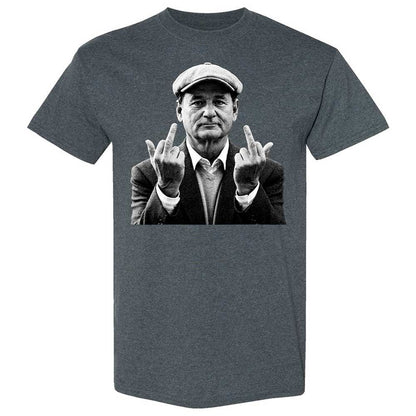 Bill Murray Middle Finger - Dark Heather - 6