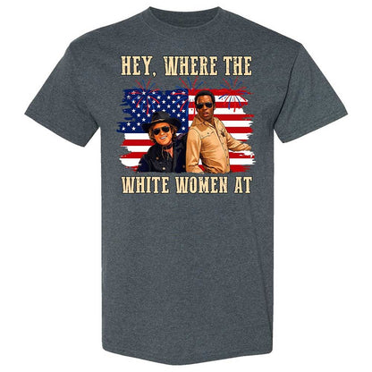 Hey Where The White At - Dark Heather - 6